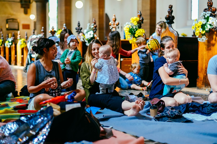 Bach to Baby concert in Victoria Park